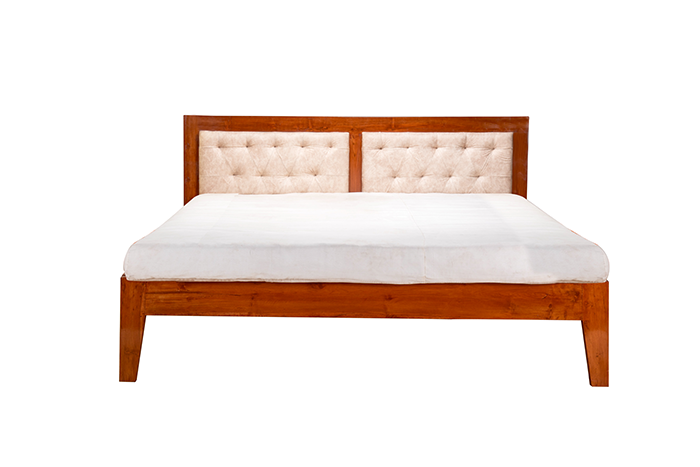 TR Teak Noah King Bed Non Storage